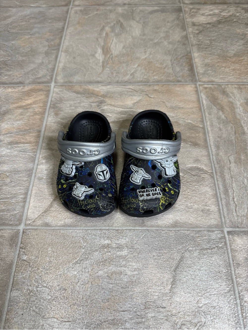 Iconic Comfort Crocs Star Wars TD Shoe Size 5c Slip On Preowned